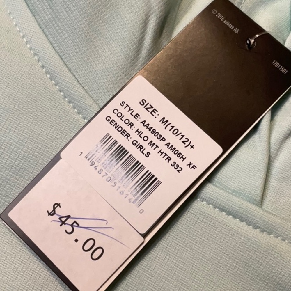 Adidas Kids Aqua Hoodie NWT - Picture 9 of 9